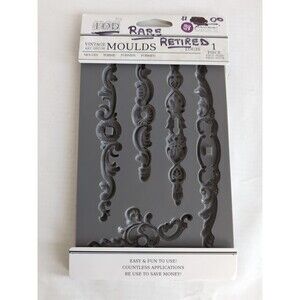 Iron Orchid Designs LOUIS Art Decor Mold Prima Retired 8"